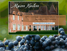 Tablet Screenshot of maisonkerlann.com